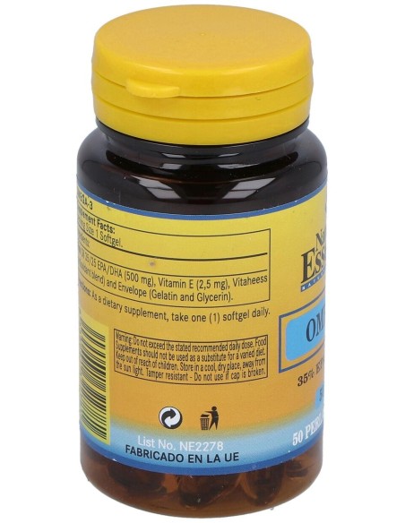 Nature Essential Omega-3 35%-25% 500 Mg 50 Perlas