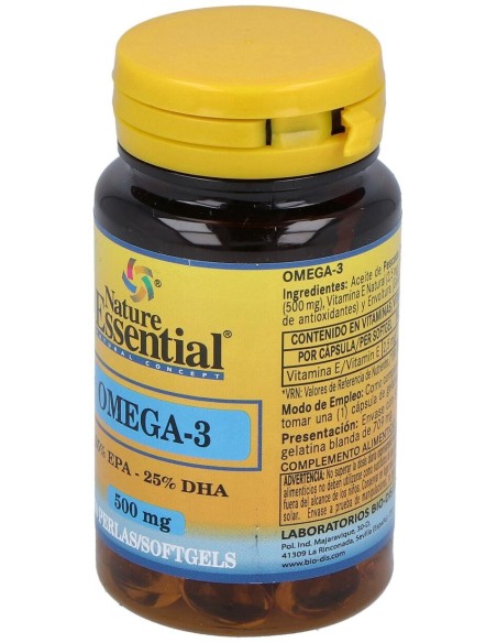 Nature Essential Omega-3 35%-25% 500 Mg 50 Perlas
