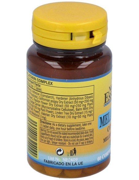 Melatonina Complex 1Mg. 60Comp.