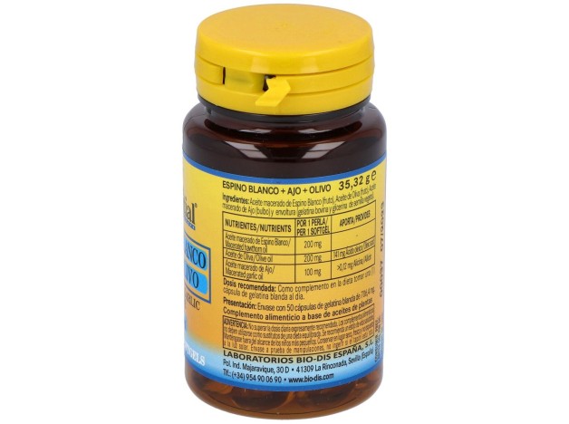 Nature Essential Espino Blanco+Ajo+Olivo 500Mg...