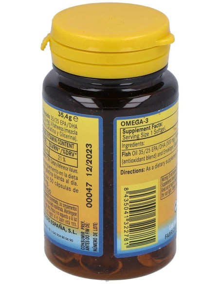 Nature Essential Omega-3 35%-25% 500 Mg 50 Perlas