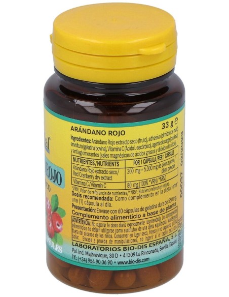 Nature Essential Arandano Rojo 5000Mg (Ext.Seco). 60 Comp.