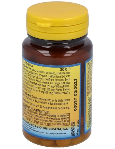 Melatonina Complex 1Mg. 60Comp.