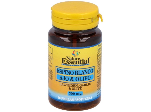 Nature Essential Espino Blanco+Ajo+Olivo 500Mg...