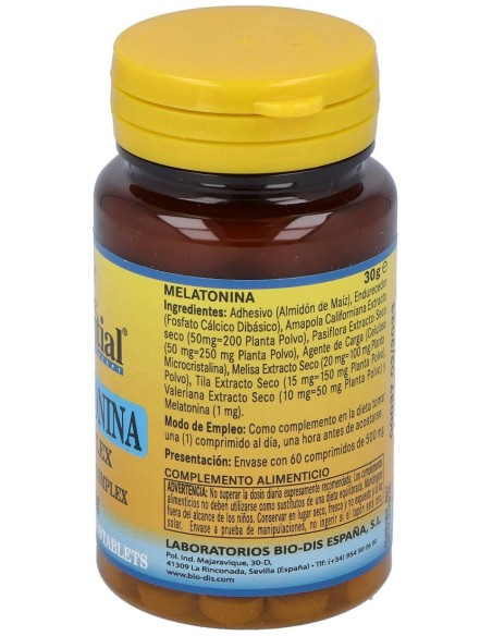 Melatonina Complex 1Mg. 60Comp.