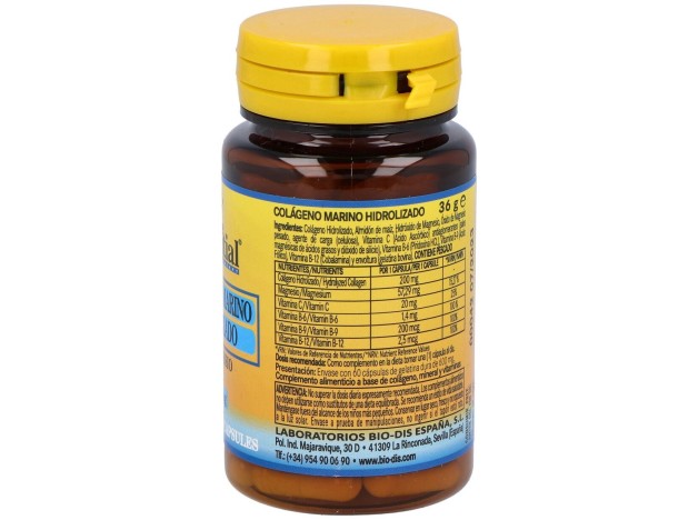 Colageno Marino Hidroliza+Magnesio 600Mg. 60Comp.