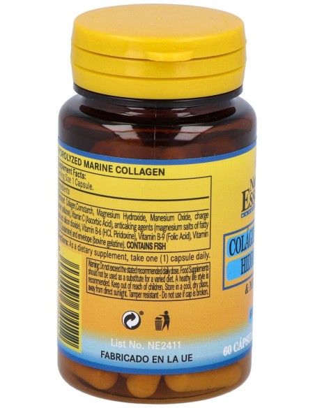 Colageno Marino Hidroliza+Magnesio 600Mg. 60Comp.