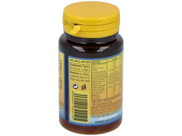 Cabello, Uñas Y Piel 540Mg. 60Perlas