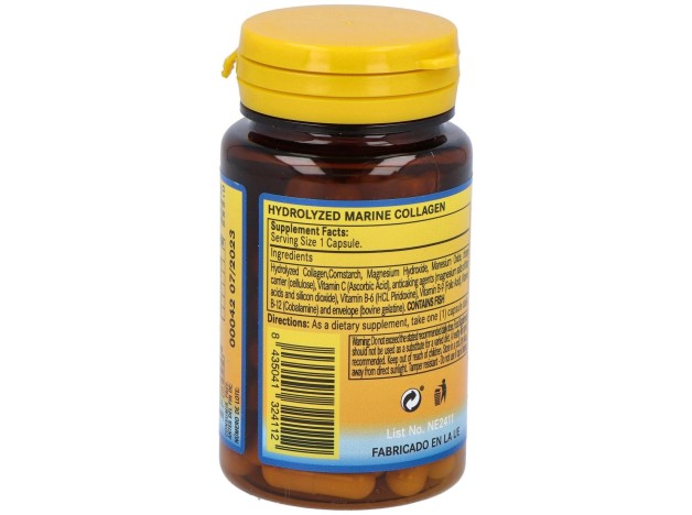 Colageno Marino Hidroliza+Magnesio 600Mg. 60Comp.