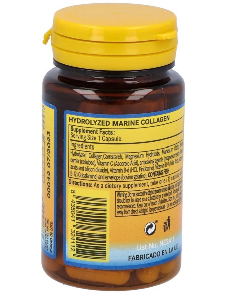 Colageno Marino Hidroliza+Magnesio 600Mg. 60Comp.