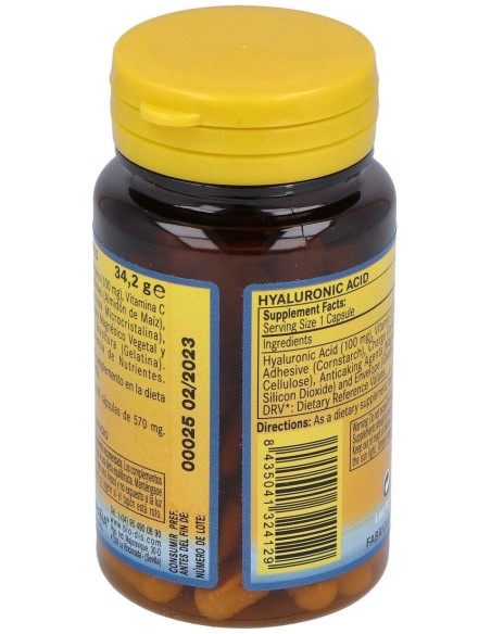 Nature Essential Ácido Hialurónico 100Mg 60Caps