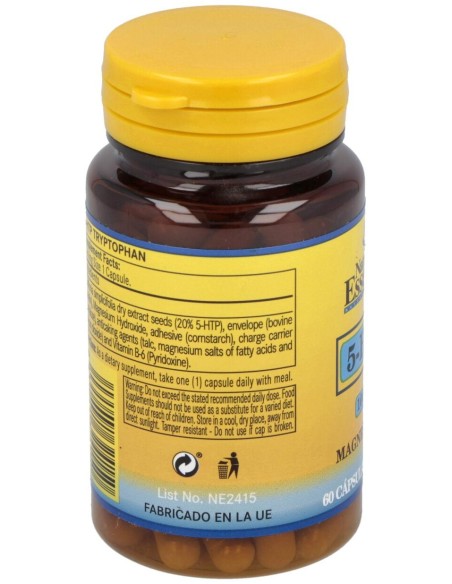 Triptofano 5-Htp 100Mg.+Magnesio+Vit. B6 60Comp.