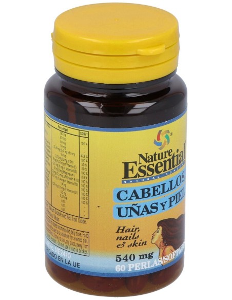 Cabello, Uñas Y Piel 540Mg. 60Perlas
