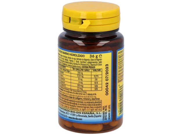 Colageno Marino Hidroliza+Magnesio 600Mg. 60Comp.