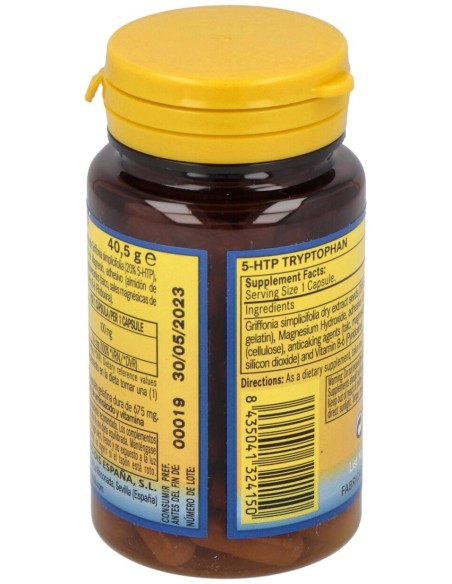 Triptofano 5-Htp 100Mg.+Magnesio+Vit. B6 60Comp.