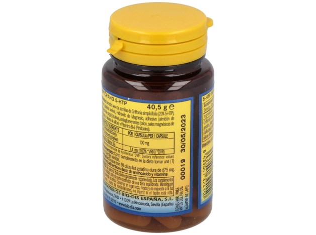 Triptofano 5-Htp 100Mg.+Magnesio+Vit. B6 60Comp.