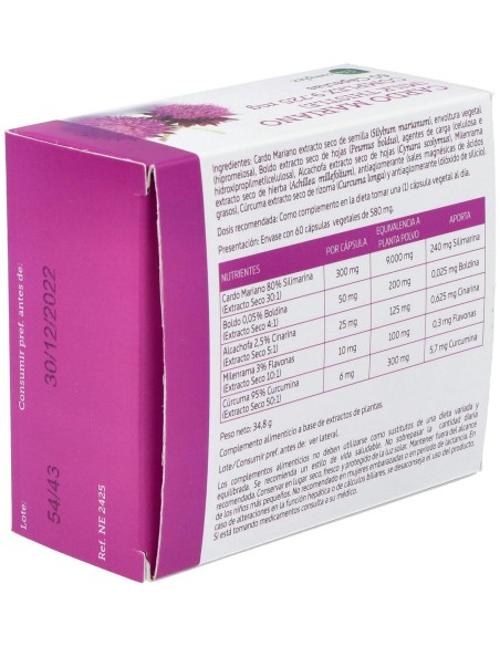 Nature Essential Cardo Marianocomplex 9.725Mg 60Caps