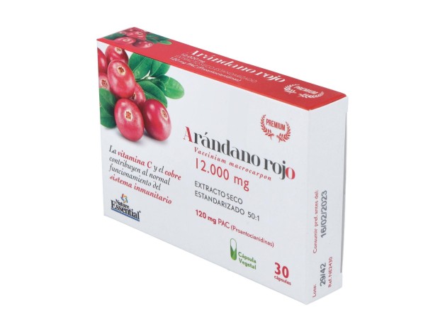 Arandano Rojo (Ext Seco 120 Proantocianidas) 30Cap