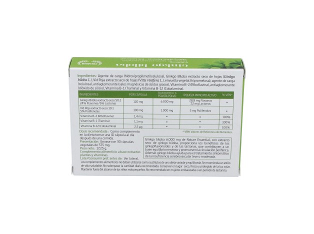 Ginkgo Biloba 6000Mg. 30Cap.