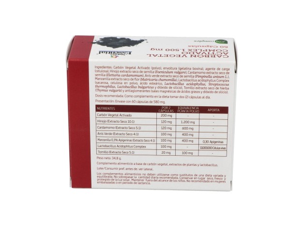 Carbon Vegetal Activo Complex 60Cap.