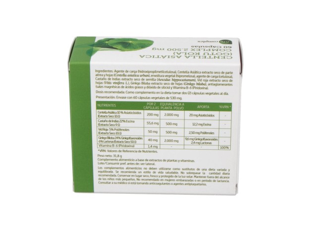 Nature Essential Centella Asiatica Complex 60...