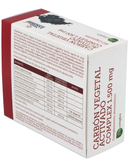 Carbon Vegetal Activo Complex 60Cap.
