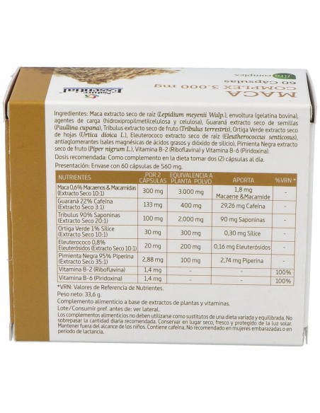 Nature Essential Maca Complex 3000Mg 60Caps