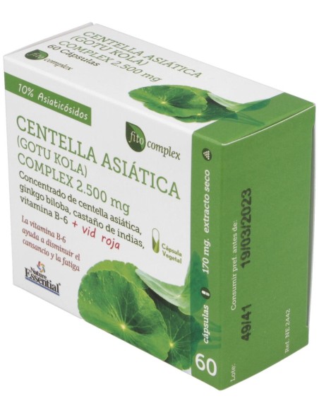 Nature Essential Centella Asiatica Complex 60 Gélules