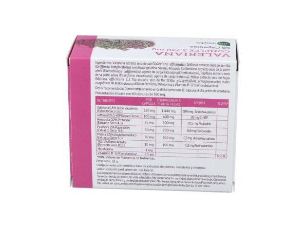 Nature Essential Valeriana 60Caps