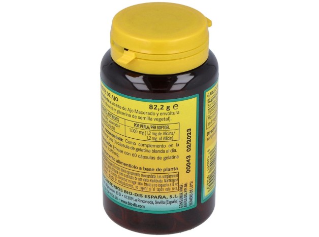 Nature Essential Garlic Oil 60 Perlas