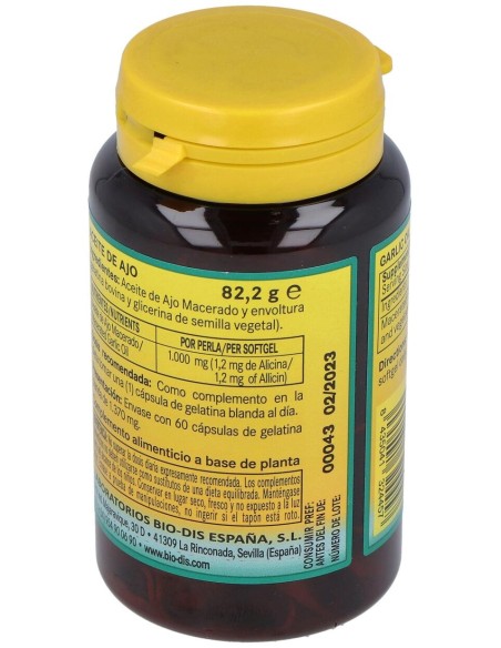 Nature Essential Garlic Oil 60 Perlas