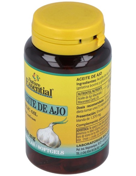 Nature Essential Garlic Oil 60 Perlas