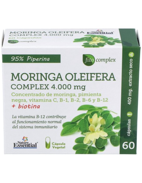 Nature Essential Moringacomplex 4000Mg Extracto Seco 60 Vcaps