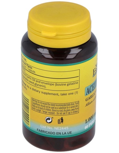 Nature Essential Garlic Oil 60 Perlas