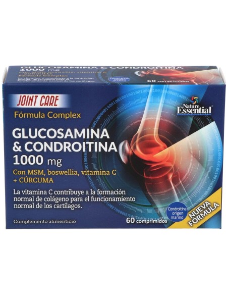 Nature Essential Glucosamine Chondroïtine Msm 60 Gélules