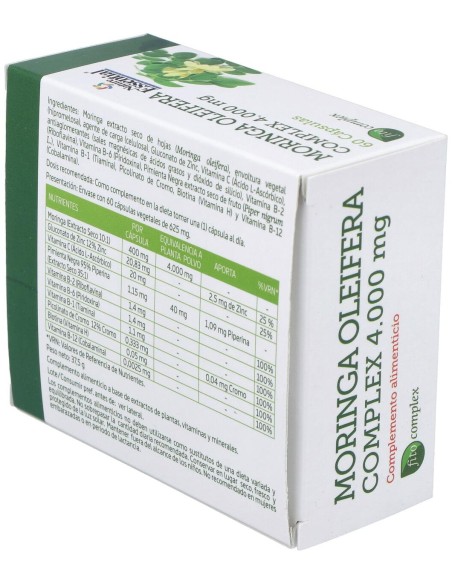 Nature Essential Moringacomplex 4000Mg Extracto Seco 60 Vcaps