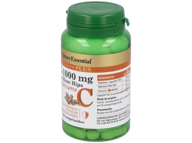 Nature Essential Plus Vitamina C 1000Mg Rose...
