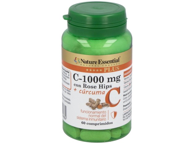 Nature Essential Plus Vitamina C 1000Mg Rose...