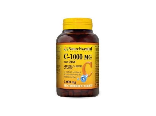 Nature Essential Vitamina C 1000Mg + Zinc 120Comp