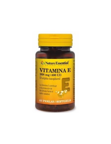 Nature Essential Vitamina E-400 Ui Natural 60 Perlas
