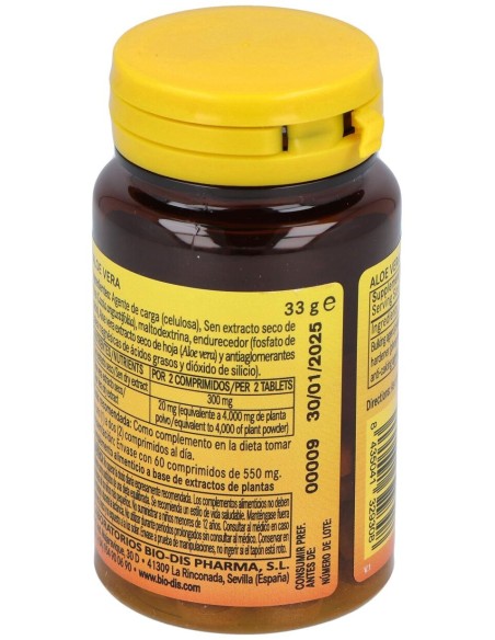 Aloe Vera 2000Mg. Con Sen 60Comp.