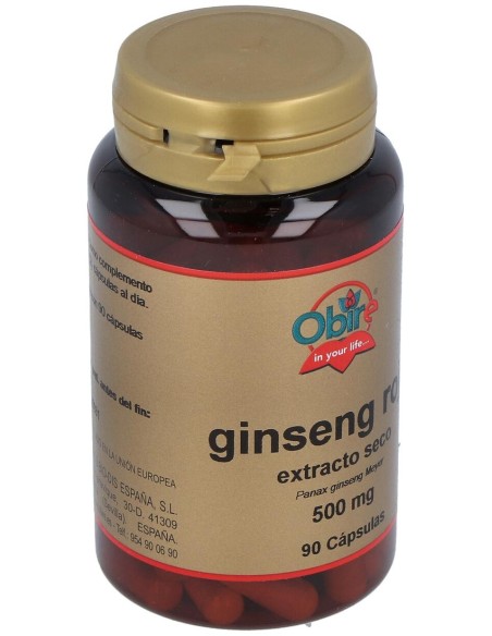 Obire Ginseng Rojo 500Mg 90Caps