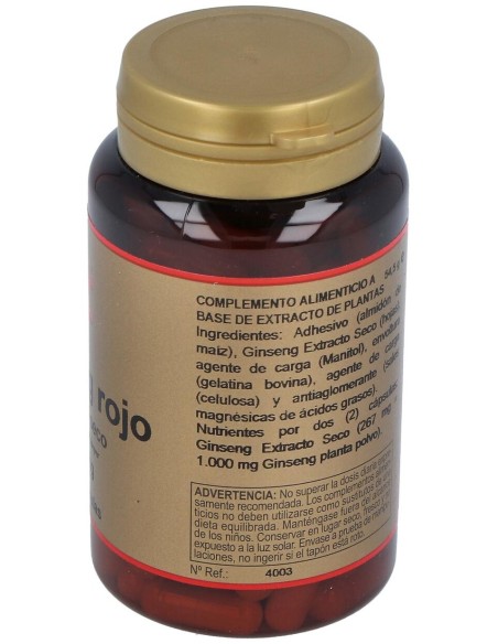 Obire Ginseng Rojo 500Mg 90Caps