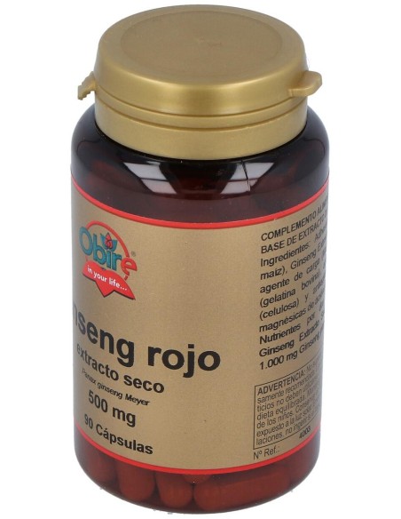 Obire Ginseng Rojo 500Mg 90Caps