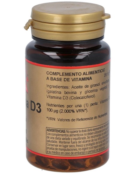 Obire Vitamina D3 4000Ui 100Caps
