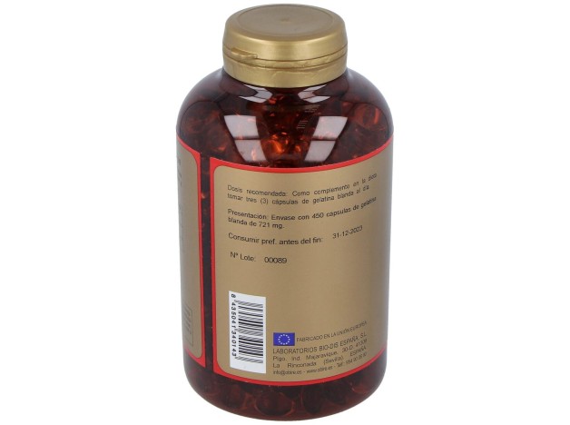 Obire Aceite De Onagra + Vit E 500Mg 450 Perlas
