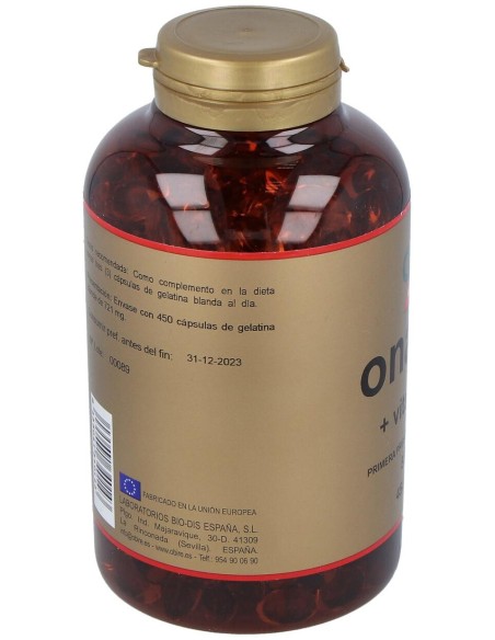 Obire Aceite De Onagra + Vit E 500Mg 450 Perlas