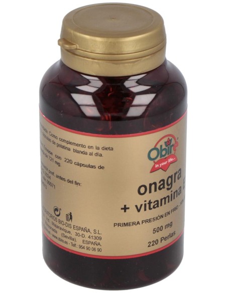 Aceite De Onagra 510Mg. 220Perlas