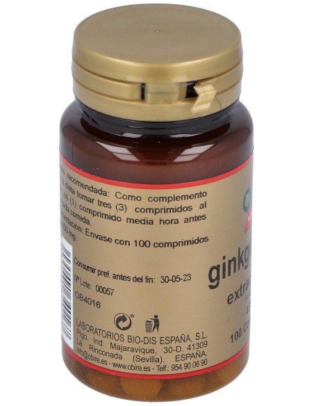 Obire Ginkgo Biloba 500Mg 100Comp