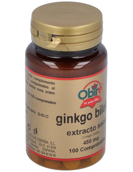 Obire Ginkgo Biloba 500Mg 100Comp